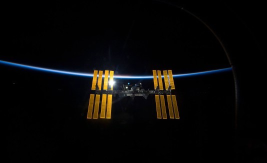 La Estación Espacial Internacional.