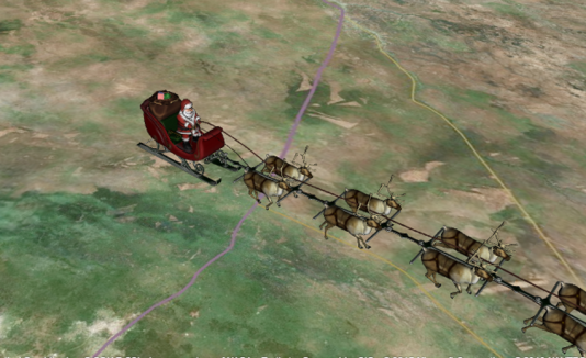 La ruta de Santa