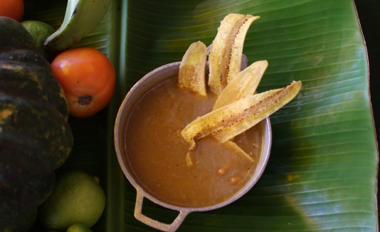 La crema de plátano es uno de los favoritos de la casa.