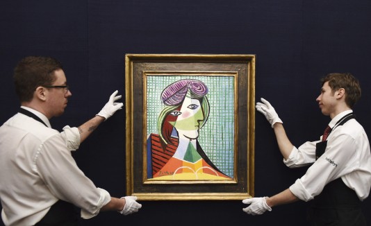 “Tête de femme”, cuadro de Picasso subastado ayer.