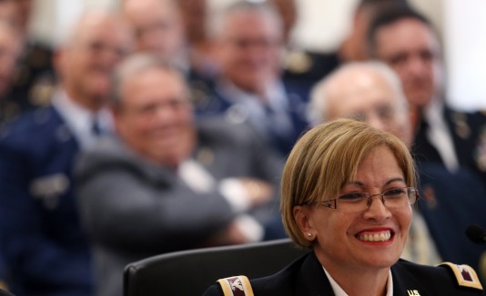 Marta Carcana se convirtió en la primera Ayudante General en propiedad.
