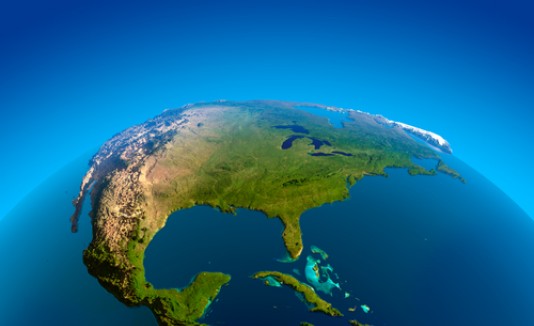 Mapa de las Américas