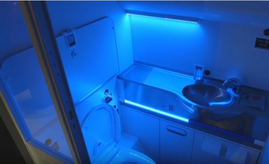 Baño de avión