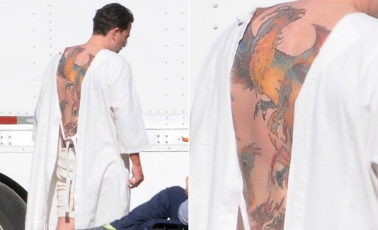 Ben Affleck, Tatuaje, Fénix, Falso