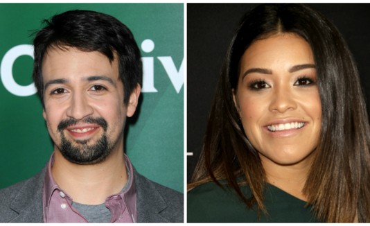 Gina y Lin Manuel