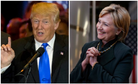 Donald Trump y Hillary Clinton