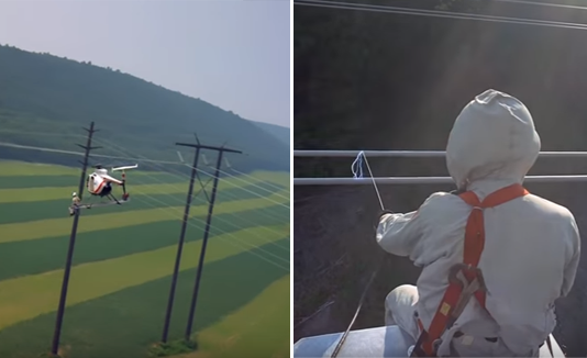¿Serías inspector de líneas de electricidad de alto voltaje?