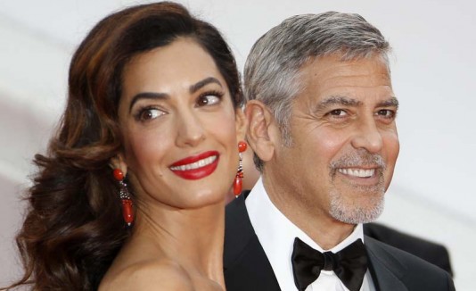 George Clooney y Amal