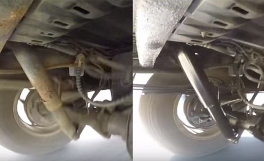 Suspención de un auto