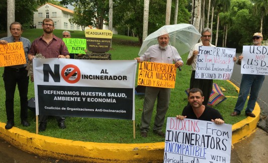 La Coalisión se manifestó el pasado jueves en los predios del Jardín Botánico en Río Piedras.