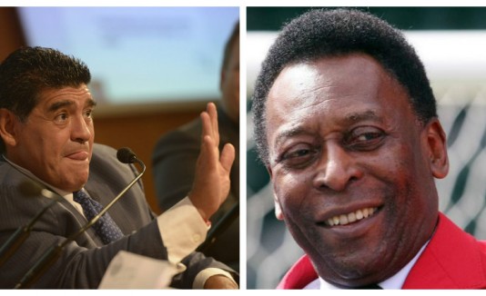 Maradona y Pelé