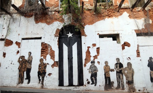 La puerta, San José, Bandera, Puerto Rico