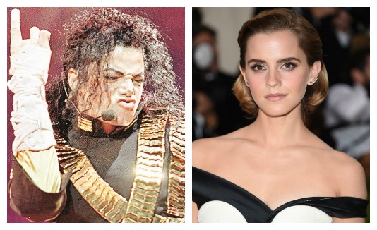 Michael Jackson y Emma Watson