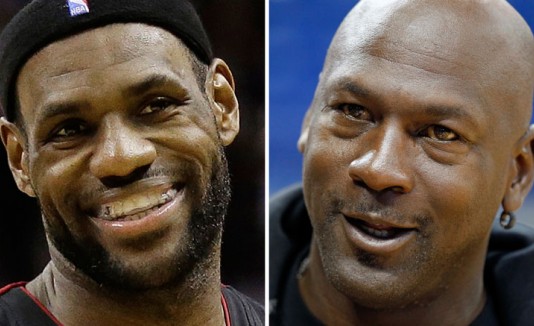 Lebrón y Jordan