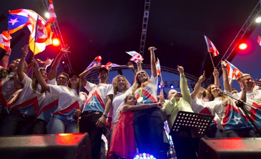 Recibimiento de atletas