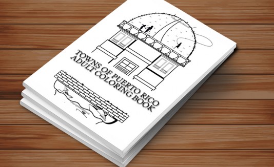 Towns of Puerto Rico Adult Coloring Book