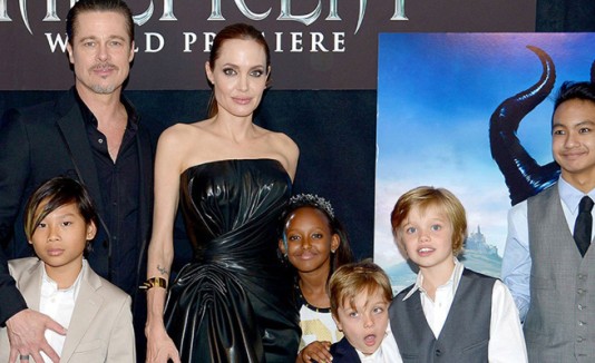 Familia Jolie y Pitt