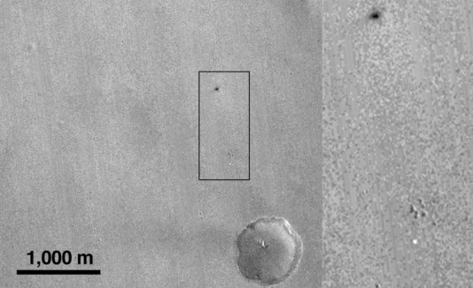 Sonda se estrella en Marte