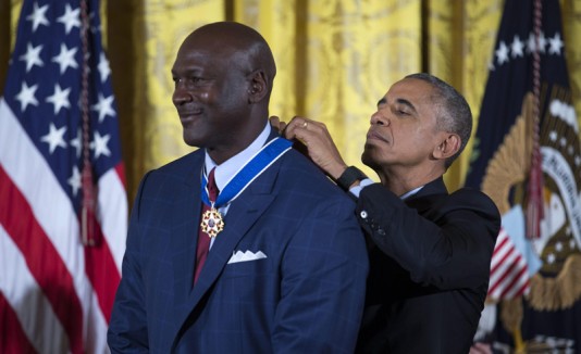 Michael Jordan, homenaje de Obama