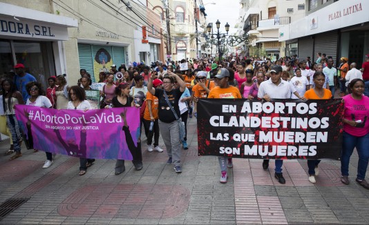 Marcha en Santo Domingo