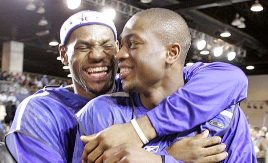 LeBron James y Dwayne Wade