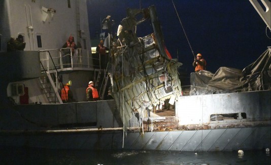 Rescate avión ruso estrellado