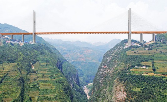 Puente de Beipanjiang, el más alto del mundo