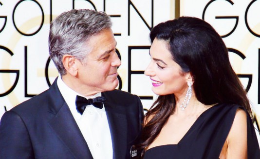 George y Amal Clooney