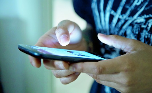 Smartphone, texting, mensajes de texto