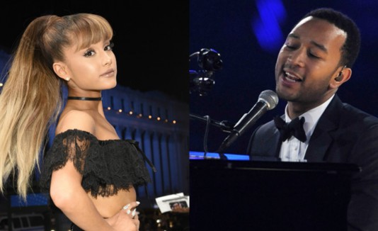 Montage Ariana Grande y John Legend