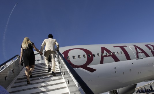 Avión Qatar Airways