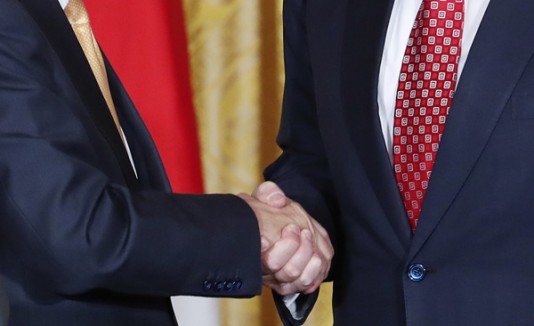 Saludo de Trump