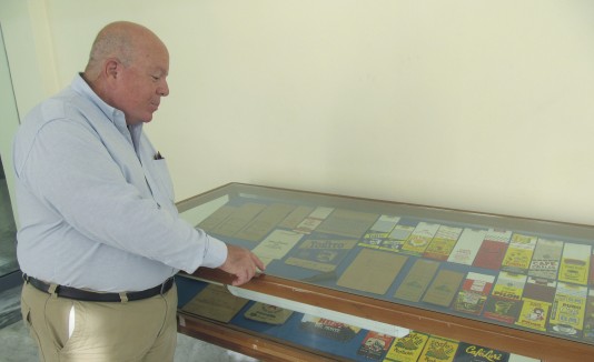 Exhibición del café