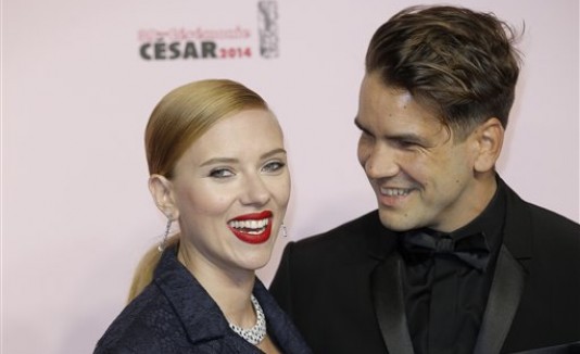 Scarlett Johansson y Romain Dauriac
