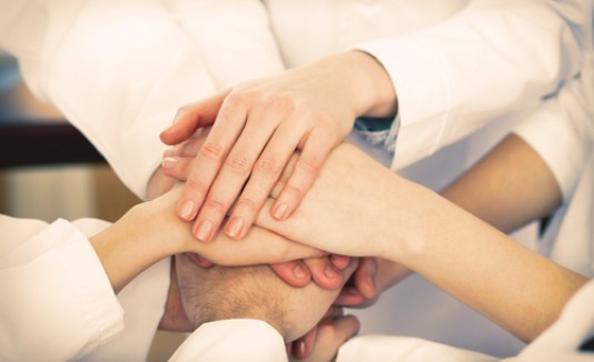 Manos, trabajo en equipo