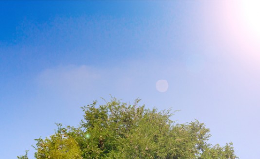Cielo azul