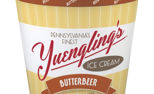 Helado de butterbeer