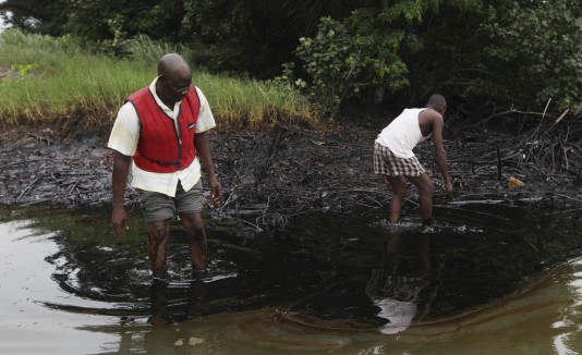 Derrame de crudo Shell en Nigeria
