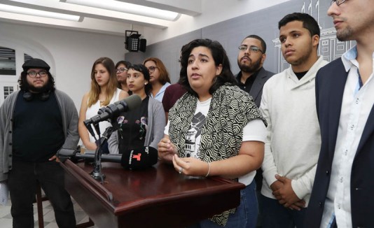 Estudiantes de la UPR en Fortaleza