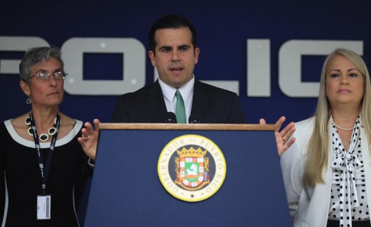 Conferencia de prensa de Ricardo Rosselló
