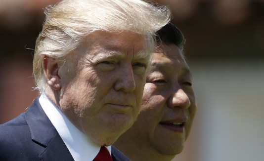 Trump y presidente chino