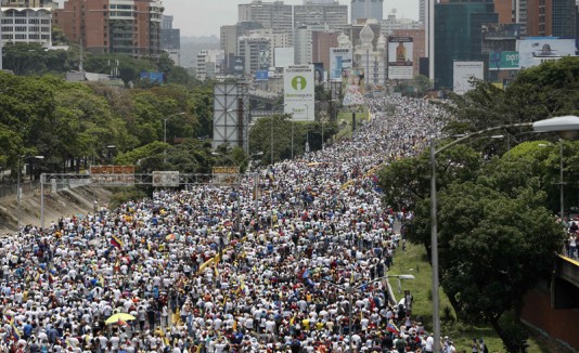 Protesta en Venezuela