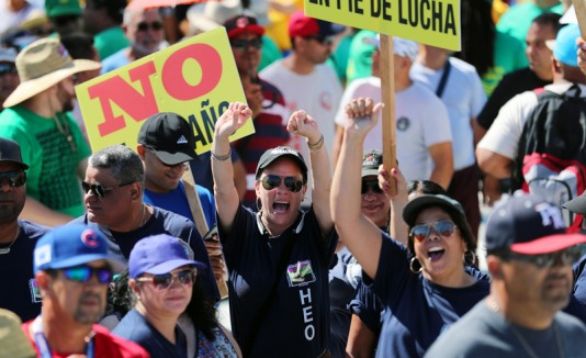 Protesta de la UTIER