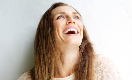 Mujer sonriendo