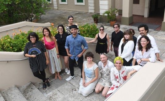 De izquierda a derecha, Mariángel González, Tony Rodríguez, Hazel Colón y María del mar Caragol.