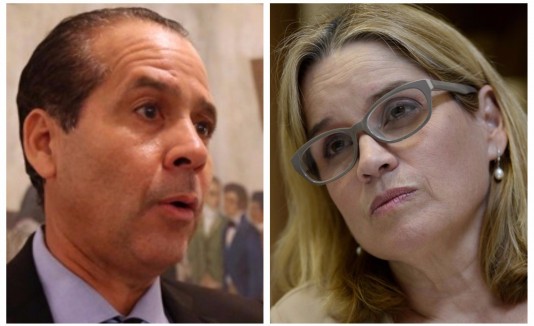 Jorge Navarro y Carmen Yulín