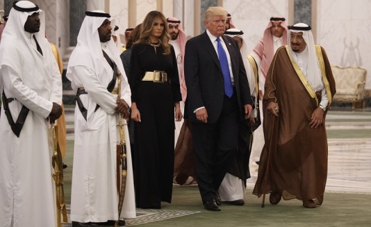 Trump en Arabia Saudí