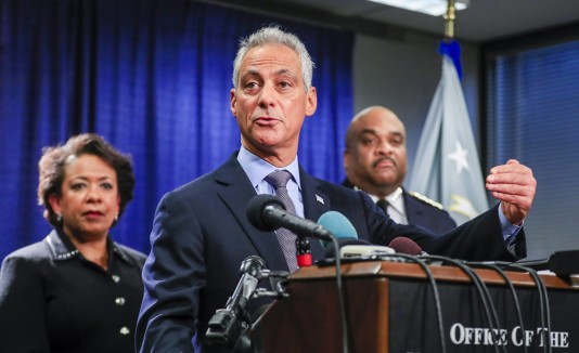 La campaña está a cargo del alcalde Rahm Emanuel.