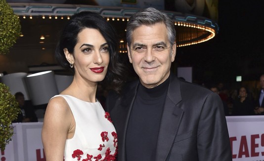 George y Amal Clooney