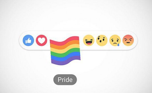 Reacción de orgullo en Facebook